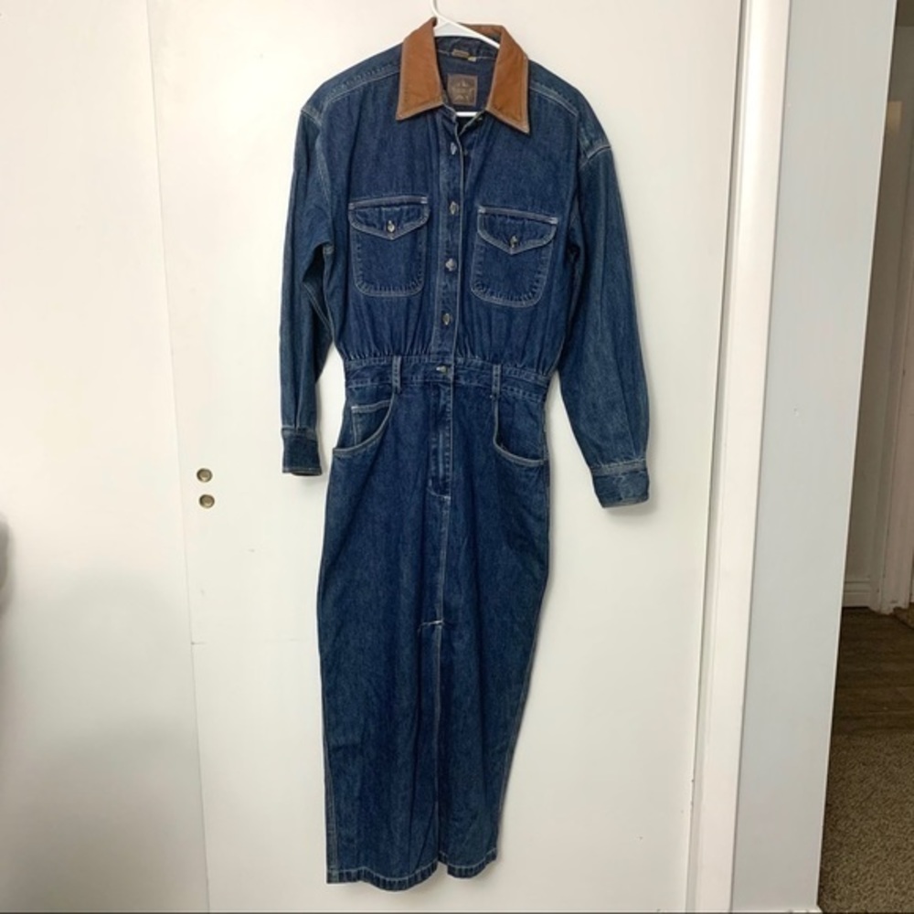 Ami vintage denim maxi dress. Bogo!